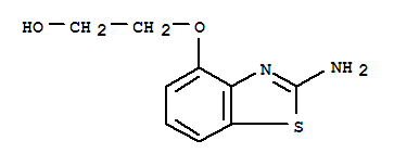 (9ci)-2-[(2-氨基-4-苯并噻唑)氧基]-乙醇結(jié)構(gòu)式_73533-00-3結(jié)構(gòu)式