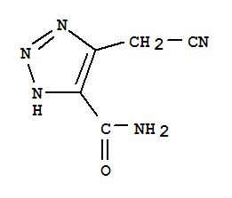 (9ci)-5-(氰基甲基)-1H-1,2,3-噻唑-4-羧酰胺結(jié)構(gòu)式_73591-49-8結(jié)構(gòu)式