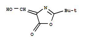 (9ci)-2-(1,1-二甲基乙基)-4-(羥基亞甲基)-5(4H)-噁唑酮結構式_736123-16-3結構式