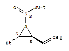(2s,3s)-(9ci)-1-[(r)-(1,1-二甲基乙基)亞磺?；鵠-2-乙烯-3-乙基-氮丙啶結(jié)構(gòu)式_736947-20-9結(jié)構(gòu)式