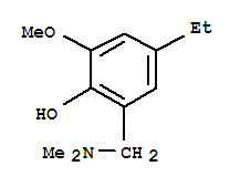 (9CI)-2-[(二甲基氨基)甲基]-4-乙基-6-甲氧基-苯酚結(jié)構(gòu)式_737712-27-5結(jié)構(gòu)式