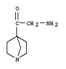 (9ci)-2-氨基-1-(1-氮雜雙環(huán)[2.2.1]庚-4-基)-乙酮結構式_737727-70-7結構式