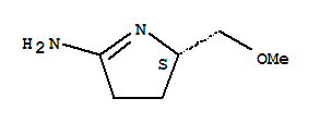 (s)-(9ci)-3,4-二氫-2-(甲氧基甲基)-2H-吡咯-5-胺結構式_739344-59-3結構式