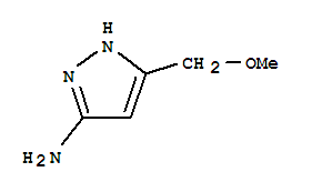 5-(甲氧基甲基)-1H-吡唑-3-胺結構式_739366-03-1結構式