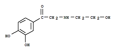 (9ci)-1-(3,4-二羥基苯基)-2-[(2-羥基乙基)氨基]-乙酮結(jié)構(gòu)式_740737-64-8結(jié)構(gòu)式