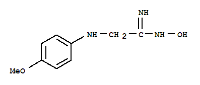 (9ci)-n-羥基-2-[(4-甲氧基苯基)氨基]-鹽酸乙脒結(jié)構(gòu)式_740750-66-7結(jié)構(gòu)式