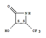 (3s,4s)-(9ci)-3-羥基-4-(三氟甲基)-2-氮雜啶酮結(jié)構(gòu)式_740802-99-7結(jié)構(gòu)式