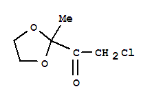 (9ci)-2-氯-1-(2-甲基-1,3-二氧雜烷-2-基)-乙酮結(jié)構(gòu)式_74225-73-3結(jié)構(gòu)式