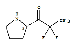 (s)-(9ci)-2,2,3,3,3-五氟-1-(2-吡咯烷)-1-丙酮結(jié)構(gòu)式_743394-86-7結(jié)構(gòu)式