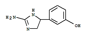 (9CI)-3-(2-氨基-4,5-二氫-1H-咪唑-4-基)-苯酚結(jié)構(gòu)式_744969-15-1結(jié)構(gòu)式