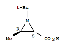 反式-(9ci)-1-(1,1-二甲基乙基)-3-甲基-2-氮丙啶羧酸結(jié)構(gòu)式_744974-35-4結(jié)構(gòu)式