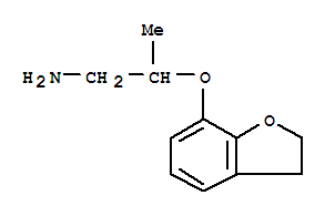 (9ci)-2-[(2,3-二氫-7-苯并呋喃)氧基]-1-丙胺結(jié)構(gòu)式_744977-17-1結(jié)構(gòu)式