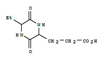 2-Piperazinepropanoic acid, 5-ethyl-3,6-dioxo-(9ci)Structure,744981-42-8Structure 2-Piperazinepropanoic acid, 5-ethyl-3,6-dioxo-(9ci) Structure,744981-42-8Structure