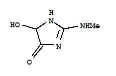 (9ci)-1,5-二氫-5-羥基-2-(甲基氨基)-4H-咪唑-4-酮結(jié)構(gòu)式_745757-69-1結(jié)構(gòu)式