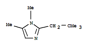 (9ci)-2-(2,2-二甲基丙基)-1,5-二甲基-1H-咪唑結構式_746624-21-5結構式