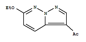 (9ci)-1-(6-乙氧基吡唑并[1,5-b]吡嗪-3-基)-乙酮結(jié)構(gòu)式_748141-86-8結(jié)構(gòu)式