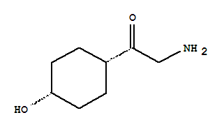 順式-(9ci)-2-氨基-1-(4-羥基環(huán)己基)-乙酮結(jié)構(gòu)式_748735-95-7結(jié)構(gòu)式