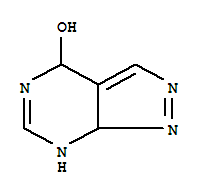 (9ci)-5,7a-二氫-4H-吡唑并[3,4-d]嘧啶-4-醇結(jié)構(gòu)式_748764-60-5結(jié)構(gòu)式