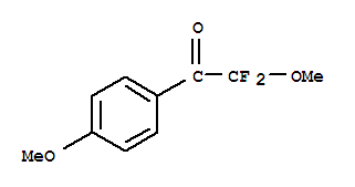 (9ci)-2,2-二氟-2-甲氧基-1-(4-甲氧基苯基)-乙酮結(jié)構(gòu)式_748800-50-2結(jié)構(gòu)式