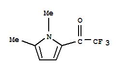 (9ci)-1-(1,5-二甲基-1H-吡咯-2-基)-2,2,2-三氟-乙酮結(jié)構(gòu)式_74889-29-5結(jié)構(gòu)式