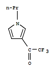 (9ci)-2,2,2-三氟-1-(1-丙基-1H-吡咯-3-基)-乙酮結(jié)構(gòu)式_74889-32-0結(jié)構(gòu)式