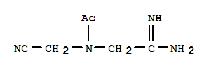 (9ci)-n-(2-氨基-2-亞氨基乙基)-n-(氰基甲基)-乙酰胺結構式_749145-97-9結構式