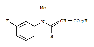 (9ci)-(5-氟-3-甲基-2(3h)-苯并噻唑)-乙酸結(jié)構(gòu)式_749255-37-6結(jié)構(gòu)式