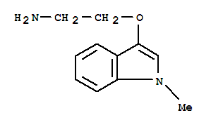 (9ci)-2-[(1-甲基-1H-吲哚-3-基)氧基]-乙胺結(jié)構(gòu)式_750508-29-3結(jié)構(gòu)式