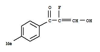 (9ci)-2-氟-3-羥基-1-(4-甲基苯基)-2-丙烯-1-酮結(jié)構(gòu)式_750509-46-7結(jié)構(gòu)式