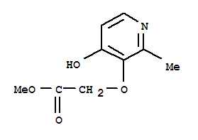 (9ci)-[(4-羥基-2-甲基-3-吡啶)氧基]-乙酸甲酯結(jié)構(gòu)式_750559-41-2結(jié)構(gòu)式