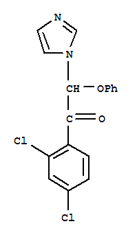  1-(2,4-二氯苯基)-2-(1H-咪唑-1-基)-2-苯氧基-乙酮結(jié)構(gòu)式_751428-55-4結(jié)構(gòu)式