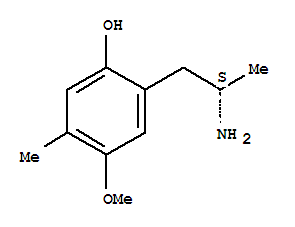 (s)-(9ci)-2-(2-氨基丙基)-4-甲氧基-5-甲基苯酚結(jié)構(gòu)式_752145-97-4結(jié)構(gòu)式