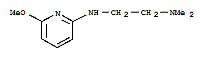 (9ci)-n-(6-甲氧基-2-吡啶)-N,N-二甲基-1,2-乙烷二胺結(jié)構(gòu)式_75308-41-7結(jié)構(gòu)式
