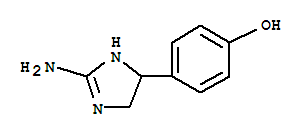 (9CI)-4-(2-氨基-4,5-二氫-1H-咪唑-4-基)-苯酚結(jié)構(gòu)式_754126-21-1結(jié)構(gòu)式