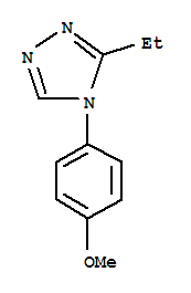 (9ci)-3-乙基-4-(4-甲氧基苯基)-4H-1,2,4-噻唑結(jié)構(gòu)式_754925-60-5結(jié)構(gòu)式
