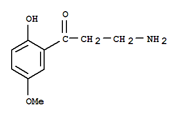 (9ci)-3-氨基-1-(2-羥基-5-甲氧基苯基)-1-丙酮結(jié)構(gòu)式_756412-31-4結(jié)構(gòu)式
