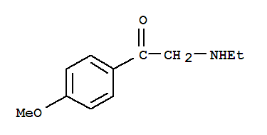 (9ci)-2-(乙基氨基)-1-(4-甲氧基苯基)-乙酮結(jié)構(gòu)式_756457-31-5結(jié)構(gòu)式