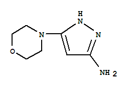 5-嗎啉-1H-吡唑-3-胺結(jié)構(gòu)式_756814-98-9結(jié)構(gòu)式
