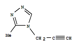 3-甲基-4-(2-丙炔-1-基)-4H-1,2,4-三唑結(jié)構(gòu)式_756819-67-7結(jié)構(gòu)式