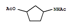 (9ci)-n-[3-(乙酰基氧基)環(huán)戊基]-乙酰胺結構式_75694-92-7結構式