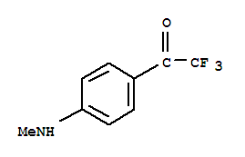(9ci)-2,2,2-三氟-1-[4-(甲基氨基)苯基]-乙酮結(jié)構(gòu)式_75822-12-7結(jié)構(gòu)式