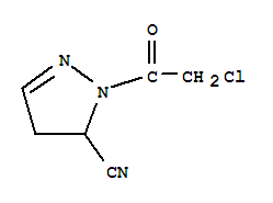 (9ci)-1-(氯乙?；?-4,5-二氫-1H-吡唑-5-甲腈結構式_761414-68-0結構式