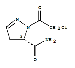 (5s)-(9ci)-1-(氯乙?；?-4,5-二氫-1H-吡唑-5-羧酰胺結(jié)構(gòu)式_761414-85-1結(jié)構(gòu)式