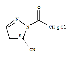 (5s)-(9ci)-1-(氯乙酰基)-4,5-二氫-1H-吡唑-5-甲腈結(jié)構(gòu)式_761414-86-2結(jié)構(gòu)式