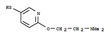 (9ci)-6-[2-(二甲基氨基)乙氧基]-3-吡啶硫醇結構式_762272-31-1結構式