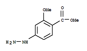 4-肼基-2-甲氧基苯甲酸甲酯結(jié)構(gòu)式_763068-20-8結(jié)構(gòu)式