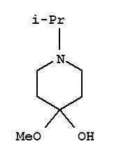 (9ci)-4-甲氧基-1-(1-甲基乙基)-4-羥基哌啶結(jié)構(gòu)式_76360-19-5結(jié)構(gòu)式