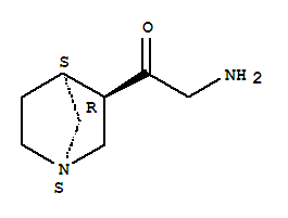 (9ci)-2-氨基-1-(1-氮雜雙環(huán)[2.2.1]庚-3-基)-乙酮結(jié)構(gòu)式_763891-52-7結(jié)構(gòu)式