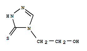 (9ci)-2,4-二氫-4-(2-羥基乙基)-3H-1,2,4-噻唑-3-硫酮結構式_764605-76-7結構式