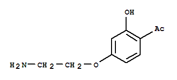 (9ci)-1-[4-(2-氨基乙氧基)-2-羥基苯基]-乙酮結(jié)構(gòu)式_766446-05-3結(jié)構(gòu)式